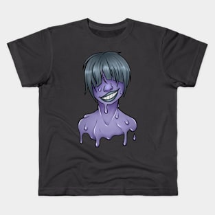 Melting Girl Purple Kids T-Shirt